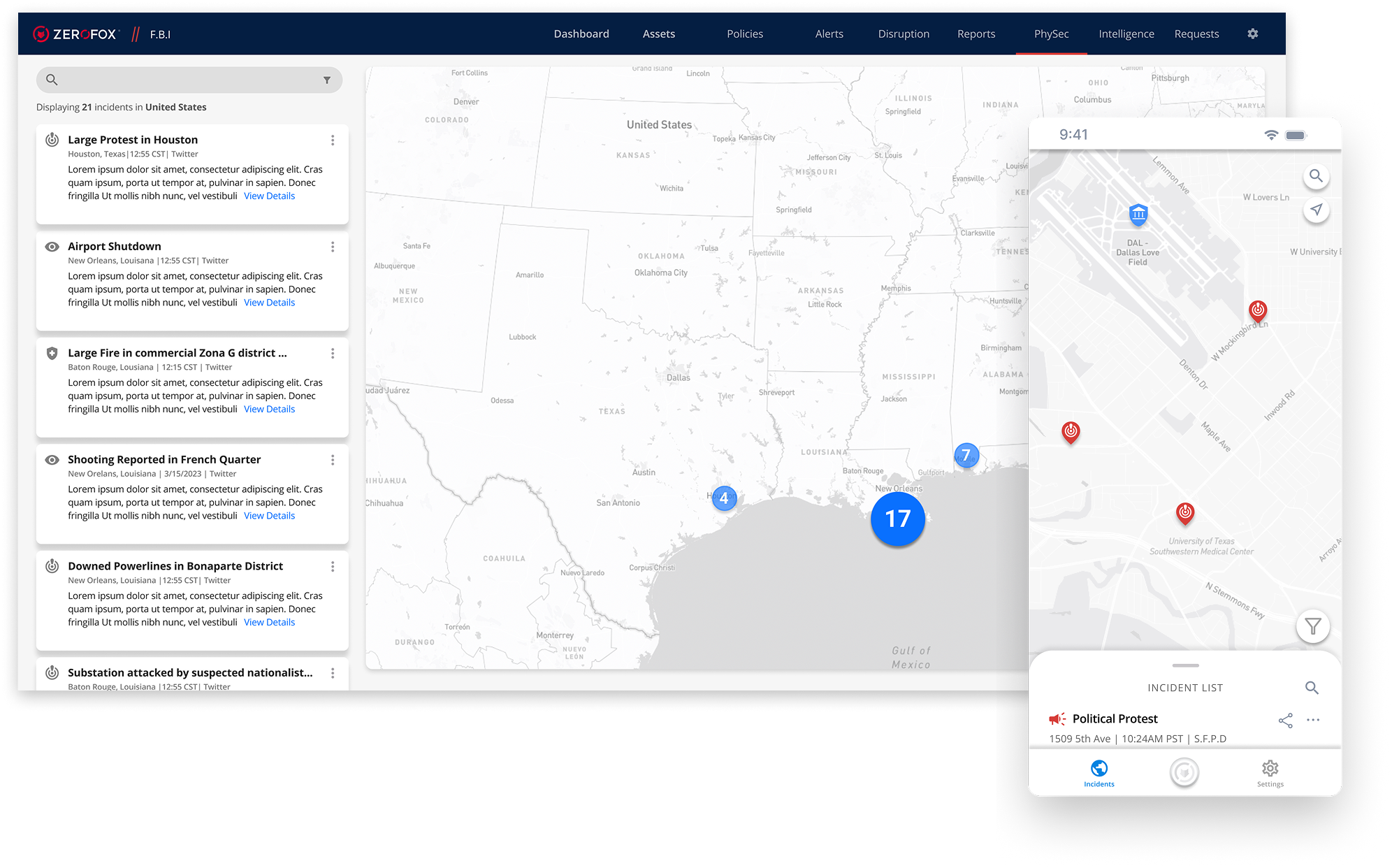 PSI desktop and mobile: one shared operational picture across devices
